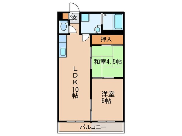 ハウス大屋敷の物件間取画像